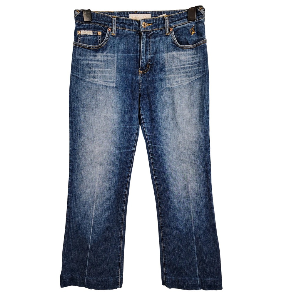 Baby Phat Womens SZ 11 Bootcut Jeans Blue Denim Y2K McBling Streetwear